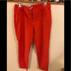 Old Navy Pixie Pants - Orange
